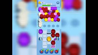Hexa Fall Color Sort level 22 gameplay walkthrough solution 