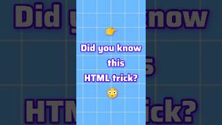 html trick 🔥 #10million #viral #shorts #shortsviral #viralshorts #html5 #html #htmltricks #coding