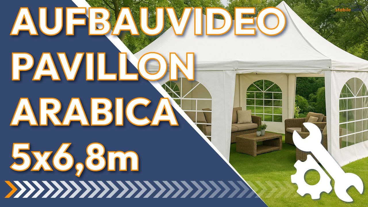 party tent 3x6 anleitung action Tenda Juskys per feste 3x6m, 18m², 6 pareti, tetto rimovibile, 18m², 12 ganci, 6 corde, giardino, matrimoni, bianco Giardino e giardinaggio Karat Gewebeplane Wasserdicht mit DIM=105x9x5 Größe:1500 × 4500 mm