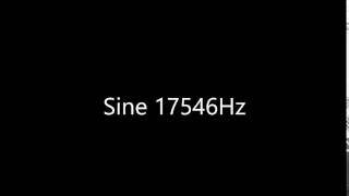 Sine 17546Hz Audio Only