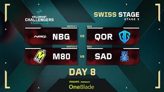 NBG vs QOR | M80 vs SAD | VALORANT Challengers NA | W3 D2 | Regular Phase | Stage 3