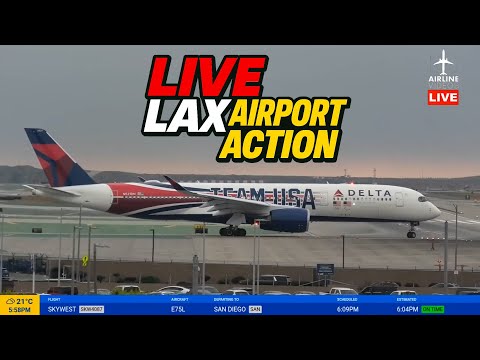 馃敶LIVE LOS ANGELES (LAX) AIRPORT PLANE SPOTTING ACTION! (August 14th, 2025)