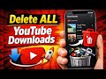 How To Delete All Downloads on YouTube (Android &amp; iPhone) | Delete Downloaded YouTube Videos