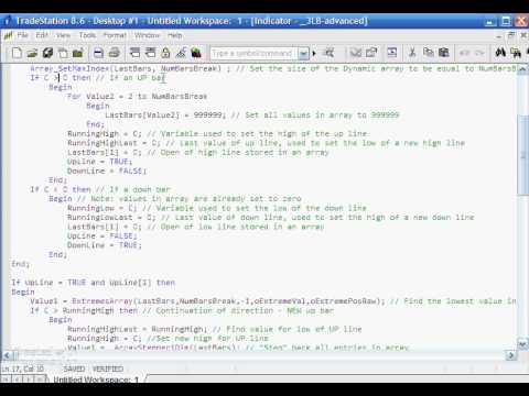 Part 4 | Three Line break | Tradestation Easylanguage tutorial