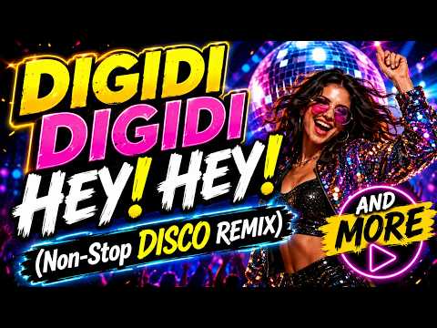 Digidi Digidi Hey! Hey! And More | Non-Stop Disco Remix 2026