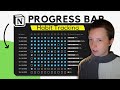 How To Build A Progress Bar In Notion: Habit Tracker (Part 1)
