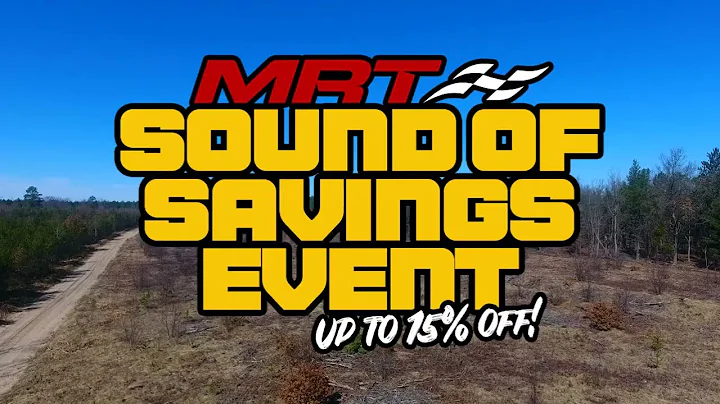 SOUND OF SAVINGS - SAVE UP TO 15% OFF MRT PERFORMANCE EXHAUST SYSTEMS