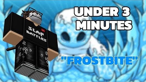 How to get "FROSTBITE" in UNDER 3 MINUTES | Slap Battles
