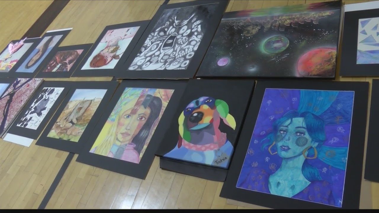 The Visual Arts Scholastic Event showcases high school artists YouTube
