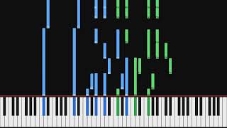 Claude Debussy - Clair de Lune from Suite Bergamasque | Piano Visualization