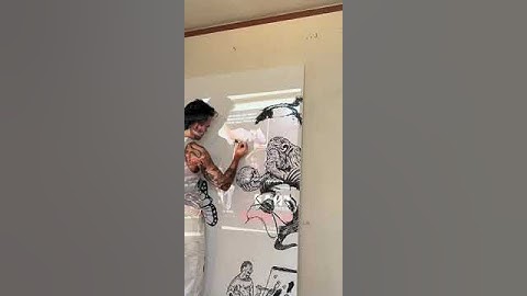 Painting using a projector