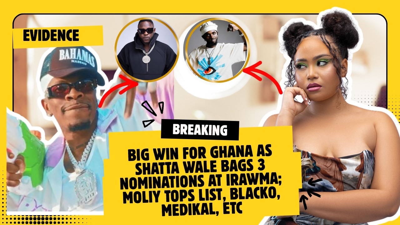 HEAVY! Shatta Wale Bags 3 Nominations At IRAWMA; Moliy Tops The List, Blacko, Medikal, etc Made It