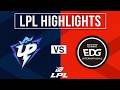 UP vs EDG Highlights ALL GAMES | LPL 2026 Split 2 | Ultra Prime vs EDward Gaming