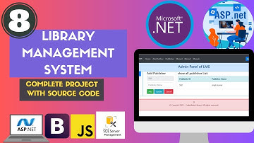 Library Management System ASP.NET C# Project with source code Part-8 | Publisher Page  | CoderBaba