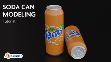 How to Model a Soda Can in Blender | Step - by -Step Tutorial