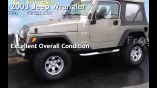 Used 2003 Jeep Wrangler X Soft Top 4 Wheel Drive for sale in Riverside,CA - Preowned Jeeps for Sale screenshot 5