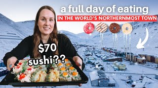 $$ full day of EATING in Longyearbyen | *restaurants, errands, working out etc*