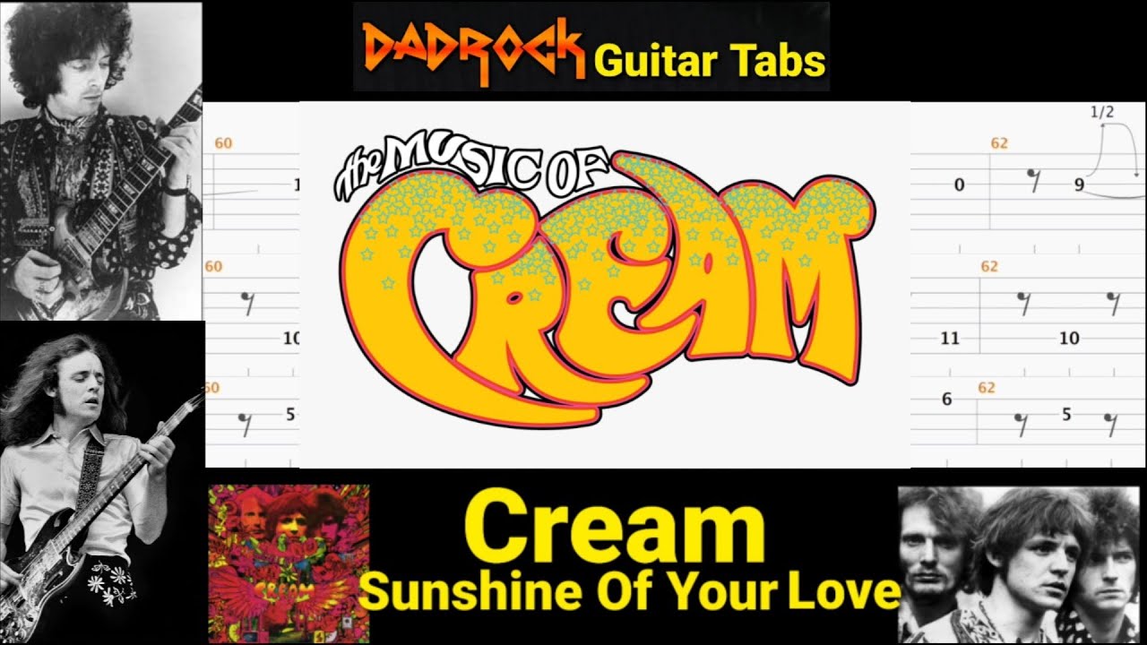 Sunshine Of Your Love - Cream - Guitar + Bass TABS Lesson