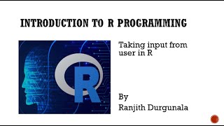 L6-Taking input from user in R