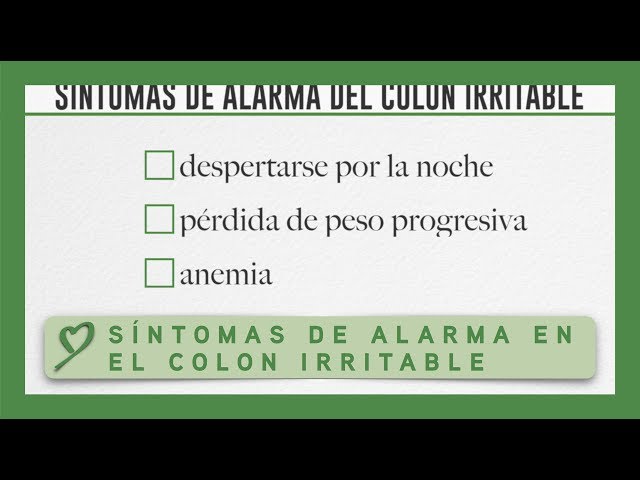 Sindrome intestino irritable y perdida de peso