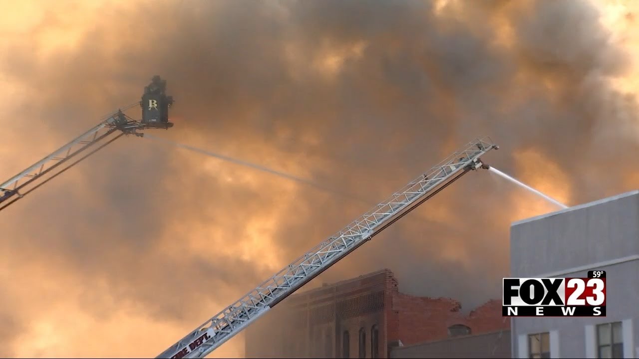 Video: Multiple agencies respond to structure fire in downtown Wagoner