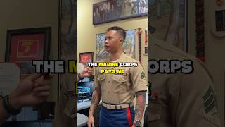 How much a Marine Corps recruiter gets paid 🤯 #military #marines #army #navy #airforce