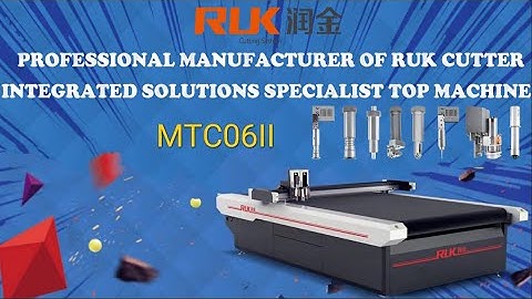 RUK Affordable Industrial Flatbed Cutter MTC06II digital cutting machine