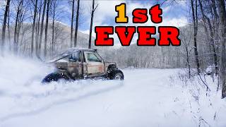 This NEVER Happens Here!  First Time Wheeling Snow... by BleepinJeep 60,010 views 3 months ago 34 minutes