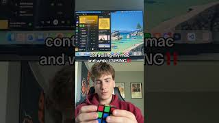 controlling my mac while CUBING #ai #heyclicky #agent #tech