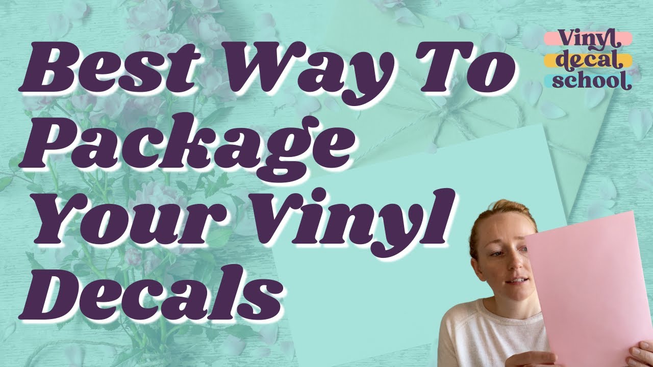 How To Package Vinyl Decals // How I Send Decals on Etsy And Shopify
