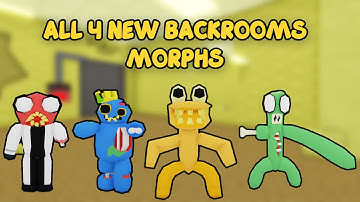 UPDATE - How To Find ALL 4 NEW BACROOMS MORPH in Find The Backrooms Morphs