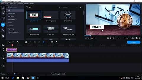 How To Ad Text To Your Video Using Movavi Video Editor | movavi video editor me text kese add kare |