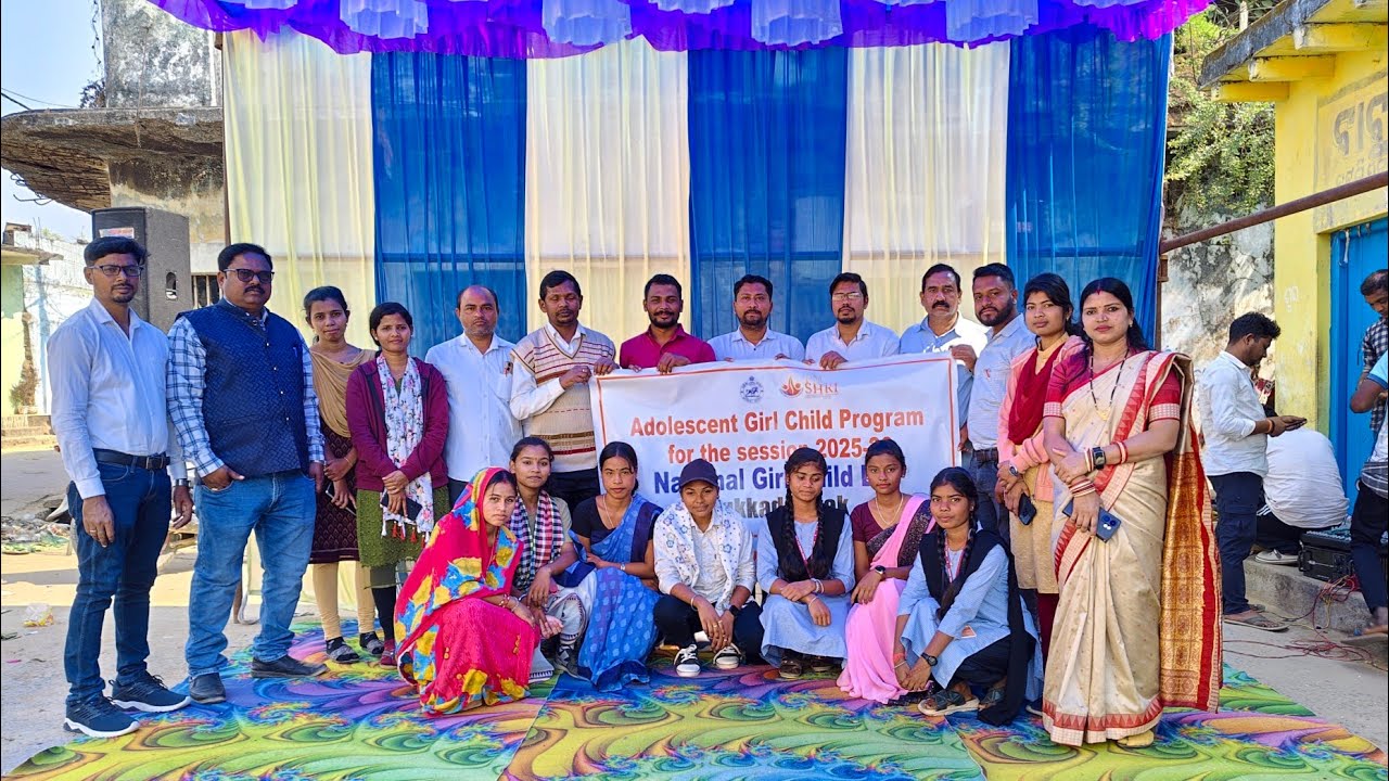 Organized an Adolescent Girl Child Programme along with #Nukkad_Natak at Sukha, #Dunguripali, 