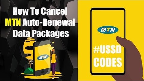 How to Cancel Auto renewal on MTN | Stop Auto renewal on MTN