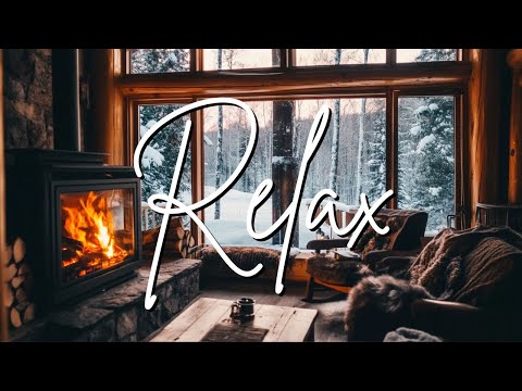 Cozy Cabin + Calming Music - Meditation - Relaxation & Autumnal Ambience