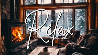 Cozy Cabin + Calming Music - Meditation - Relaxation & Autumnal Ambience