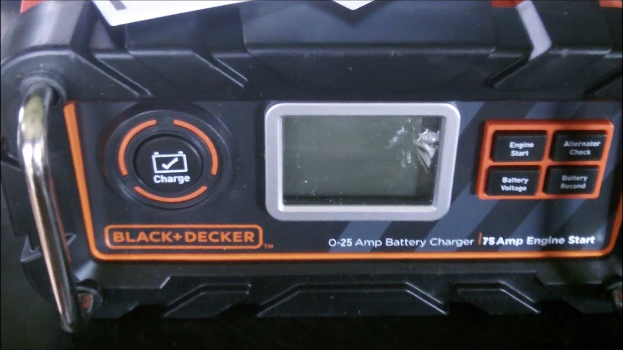 BLACK+DECKER BC25BD Fully Automatic 25 Amp 12V Bench Battery Charger