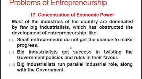 EDP Class 7 Problems Of Entrepreneurship2/2