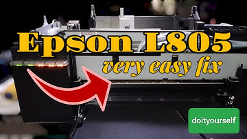 How to repair epson L805 all lights blinking #epsonprinter