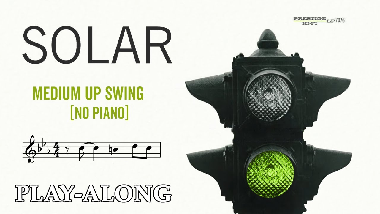 Solar (Cmi) [No Piano] - Medium Up Swing || BACKING TRACK
