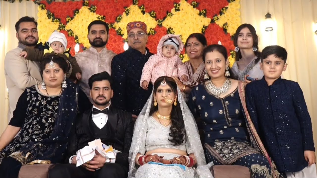 Jammu m purei pariwaar k sath Reception m kiya khoob enjoy🥳🫶🏻