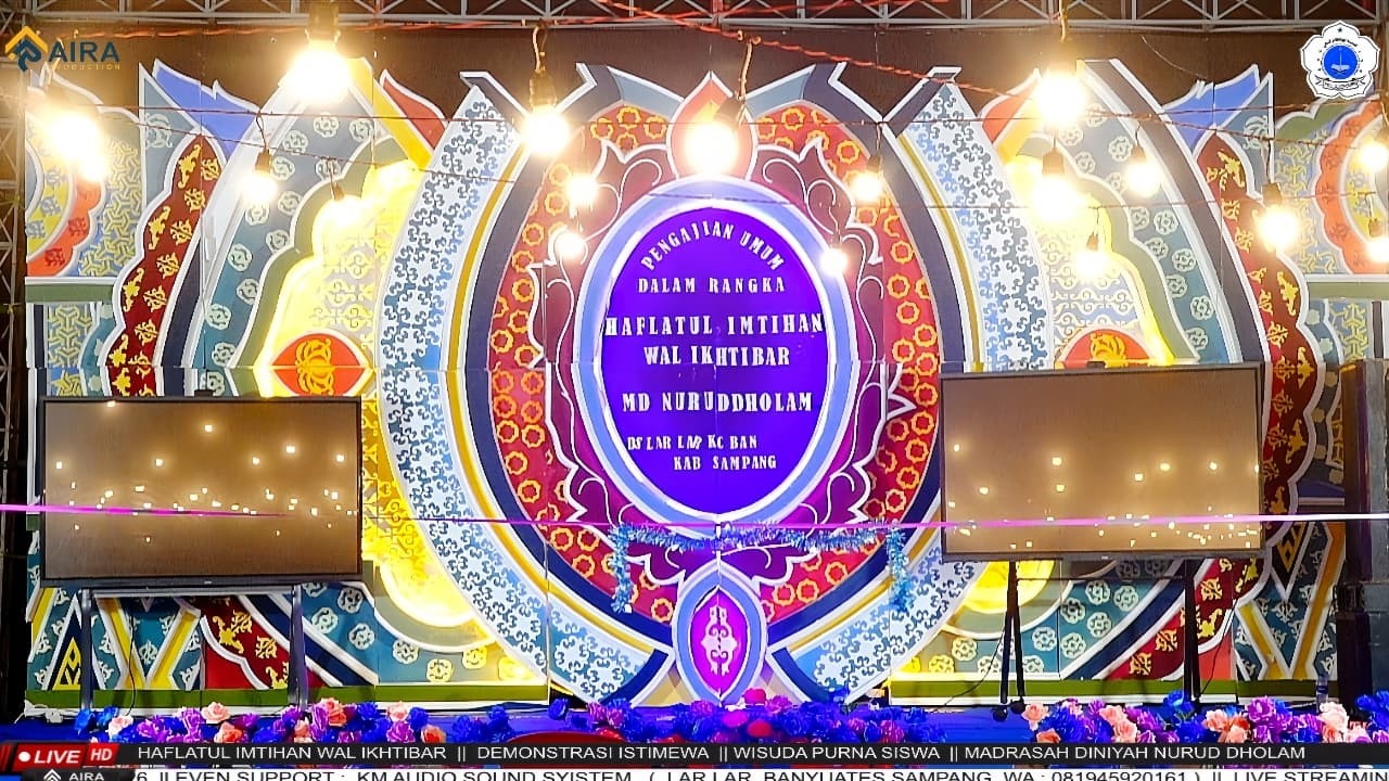 HAFLATUL IMTIHAN WAL IKHTIBAR  || WISUDA PURNA SISWA  || MADRASAH DINIYAH NURUD DHOLAM