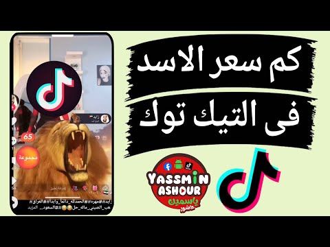 كم سعر الاسد فى لايف على التيك توك 