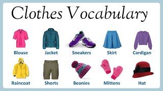 Clothes Vocabulary | Clothes items| Clothes Vocabulary in English| Name of clothes| #english
