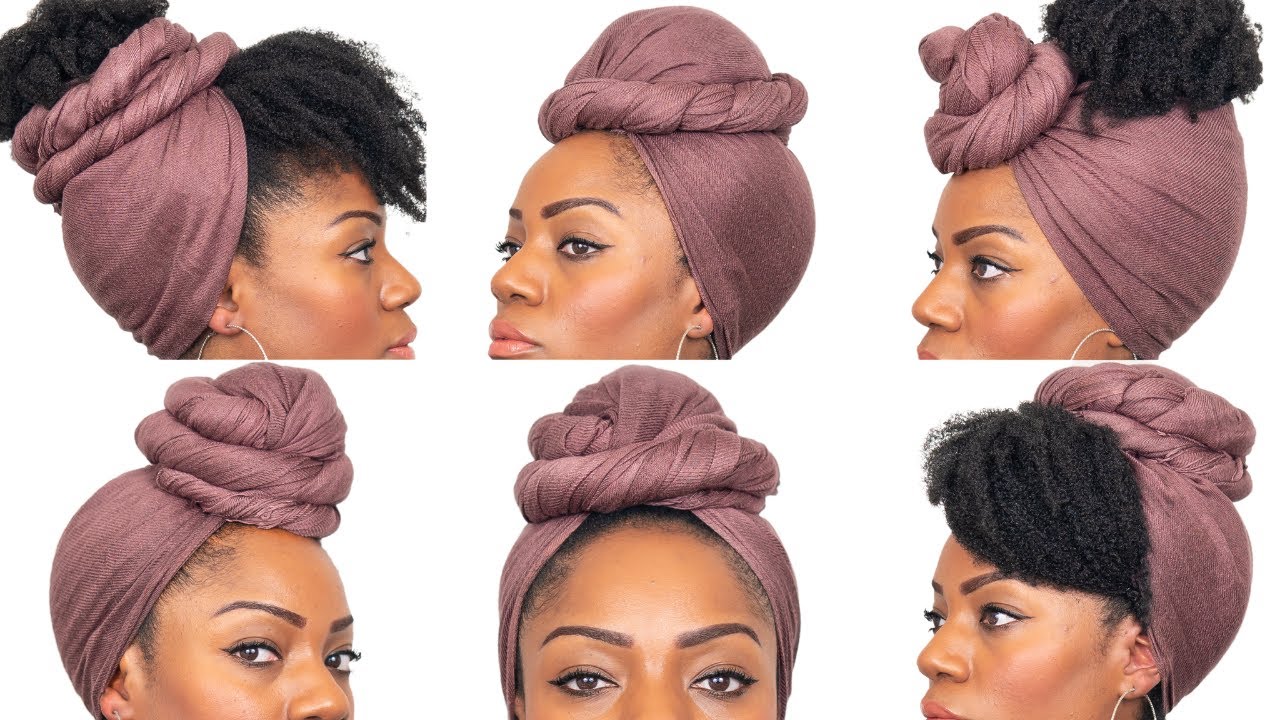 How to Tie a Headwrap: 17 Headscarf Styles for Natural Hair 2022