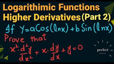 higher Order derivatives of logarithmic functions(part 2) in Urdu-Calculus