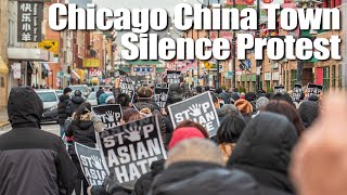 Chicago China Town Silence Protest