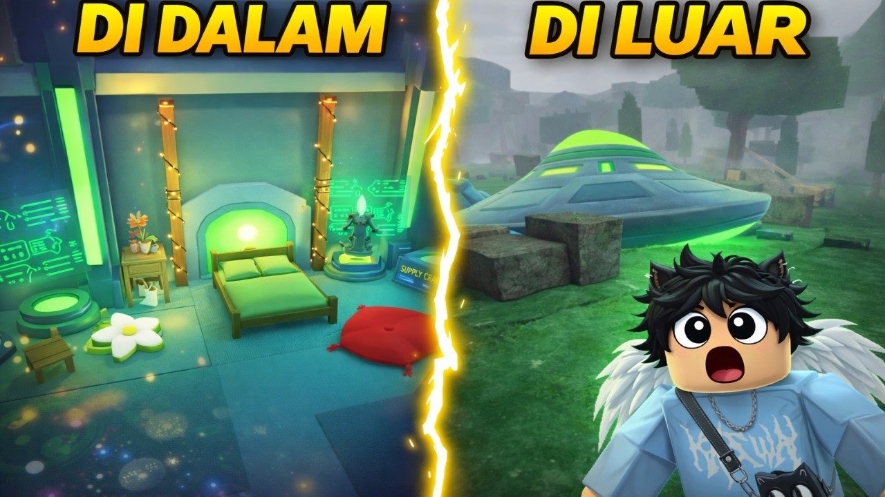 BASE RAHASIA! di PESAWAT UFO ALIEN 👽🛸👽 | 99 Nights in the Forest Roblox