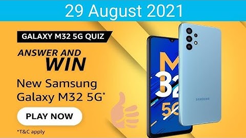 Galaxy M32 5G Quiz | Samsung Galaxy M32 Quiz | Galaxy M32