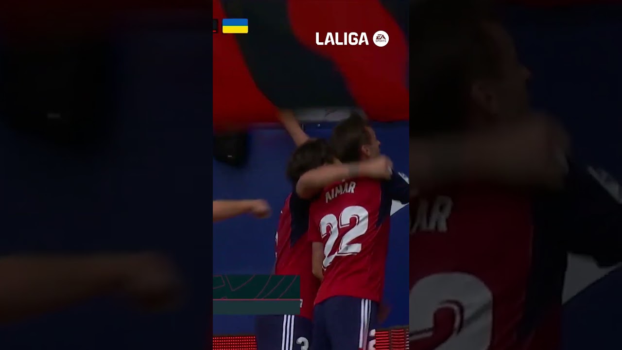 Gol de Aimar en el #OsasunaRayo de la temporada 2022/23 #LaLigaHighLights #Osasuna #shorts